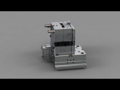 แป้นพักเท้าออนบอร์ดใส (1*4) / Hot Runner / แม่พิมพ์ 2 แผ่น No.23916